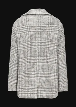 Damen Luis Trenker Mantel Mit Prince Of Wales Muster Lumarta