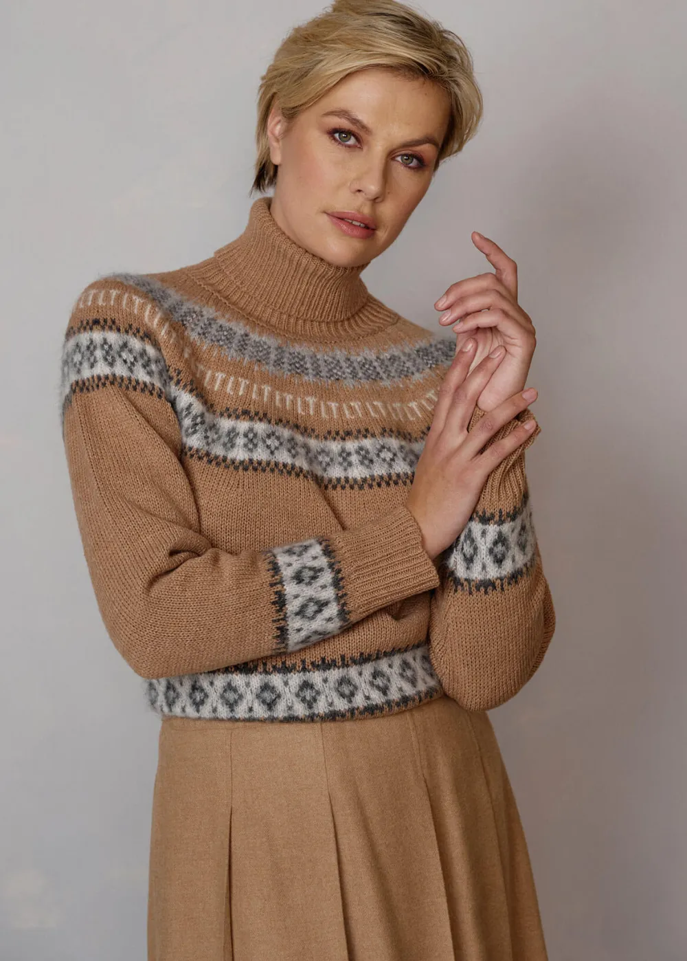 Damen Luis Trenker Norweger-Pullover Luwinona