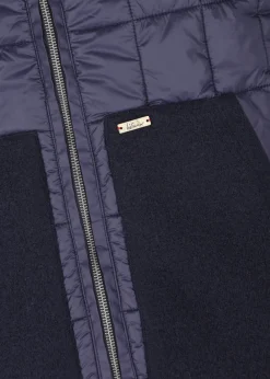 Herren Luis Trenker Nylon-Weste Mit Strickkragen Lugus