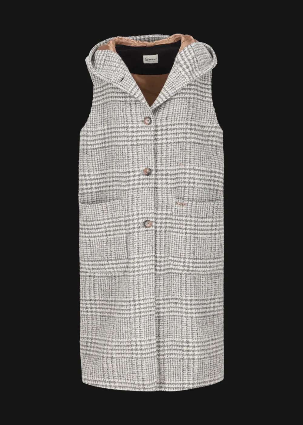 Damen Luis Trenker Outdoor-Weste Im Bouclé-Wollmix Luvicky