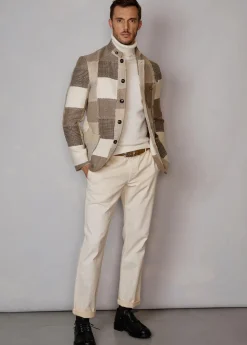 Herren Luis Trenker Patchwork-Blazer Lusandro