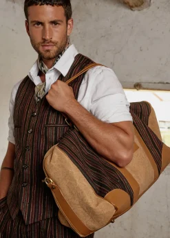 Damen/Herren Luis Trenker Reisetasche Im Materialmix Lutravel
