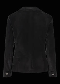 Damen Luis Trenker Samt-Blazer Mit Reverskragen Luramea