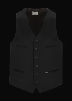 Herren Luis Trenker Satin-Weste Lusebastian