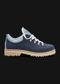 Damen Luis Trenker Schnürschuh Aus Canvas Und Leder Lulea