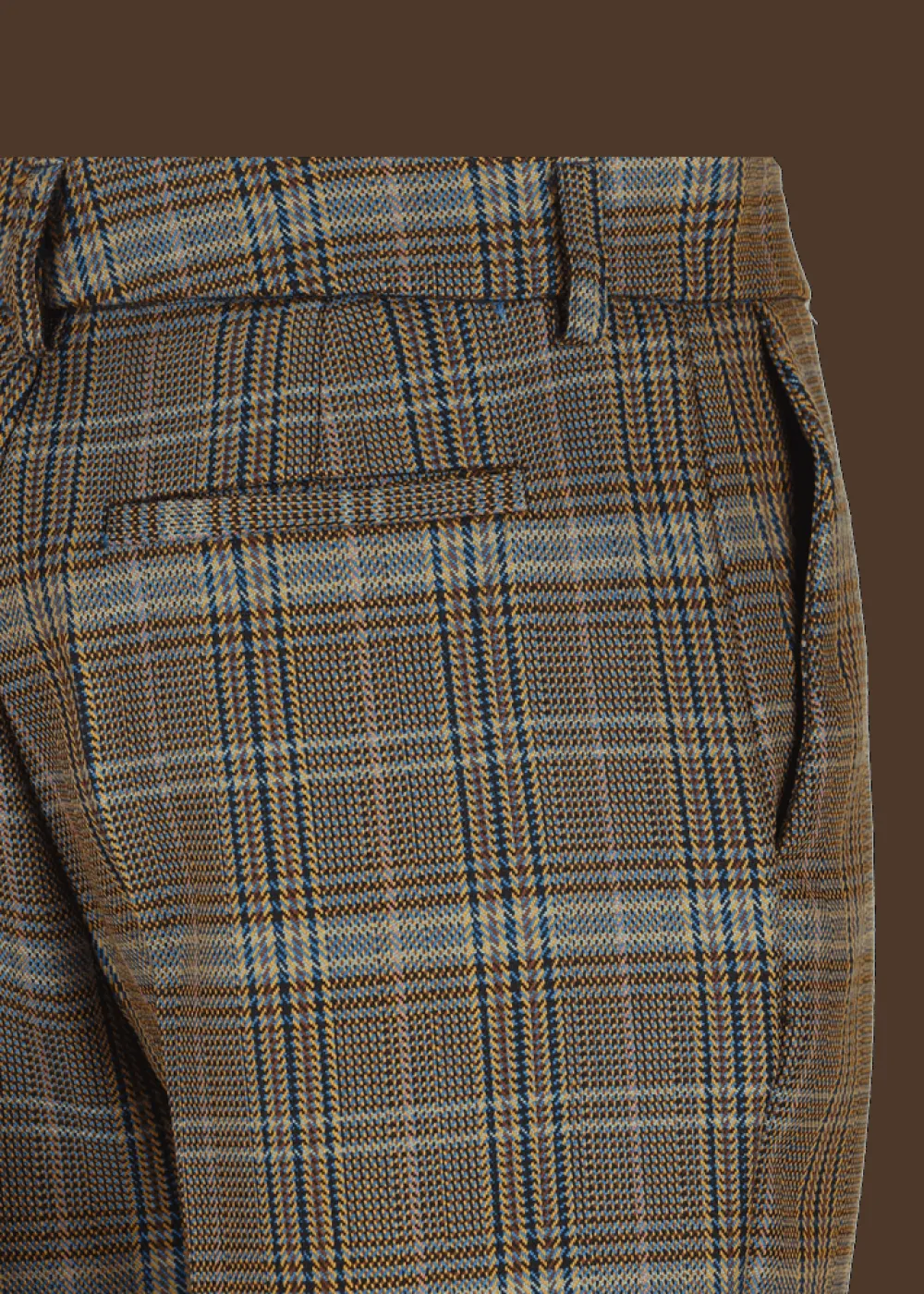 Damen Luis Trenker Schurwoll-Hose Mit Hahnentrittmuster Luleonelle