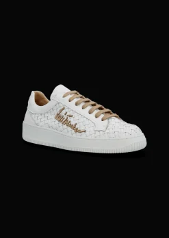 Herren Luis Trenker Sneaker Aus Geflochtenem Leder Lupintros