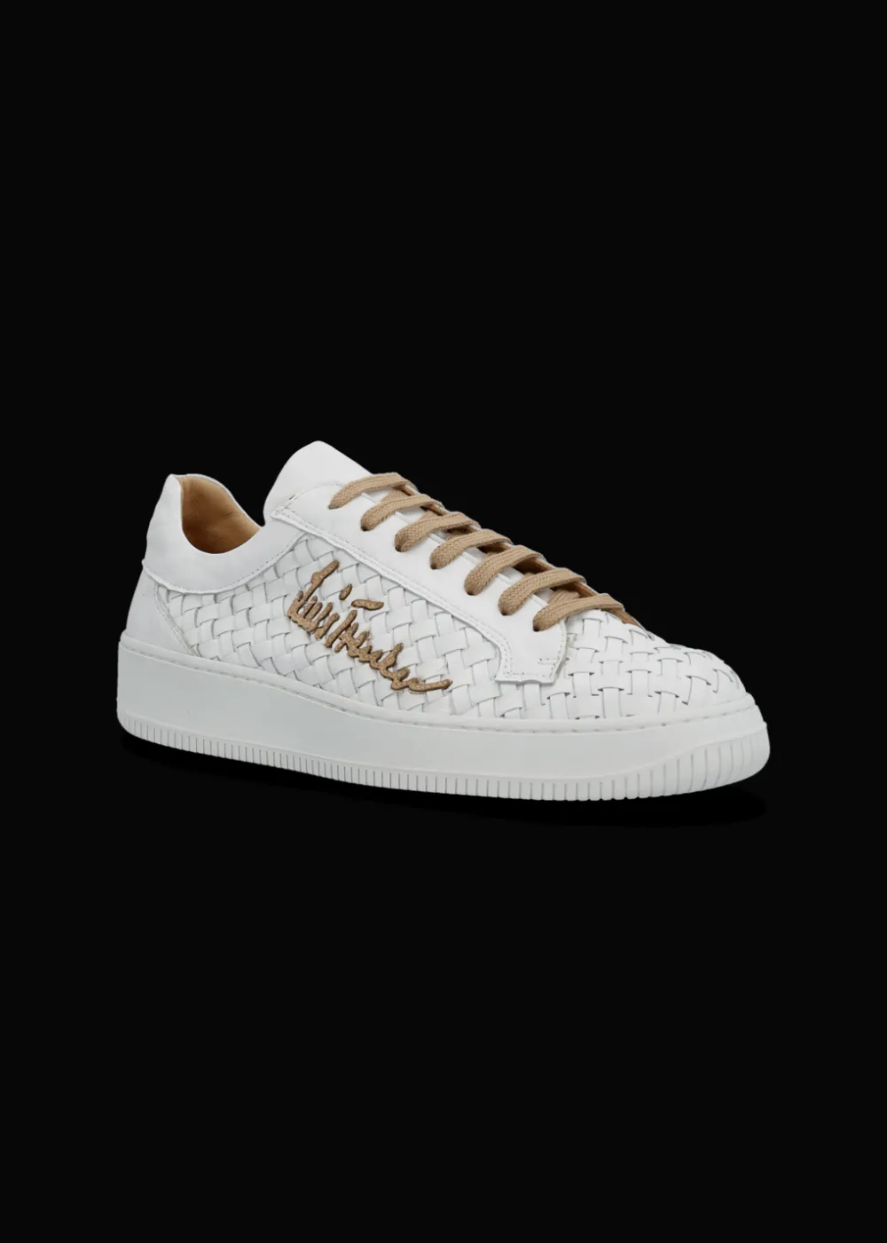 Herren Luis Trenker Sneaker Aus Geflochtenem Leder Lupintros