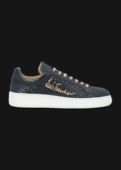 Herren Luis Trenker Sneaker Aus Geflochtenem Leder Lupintros