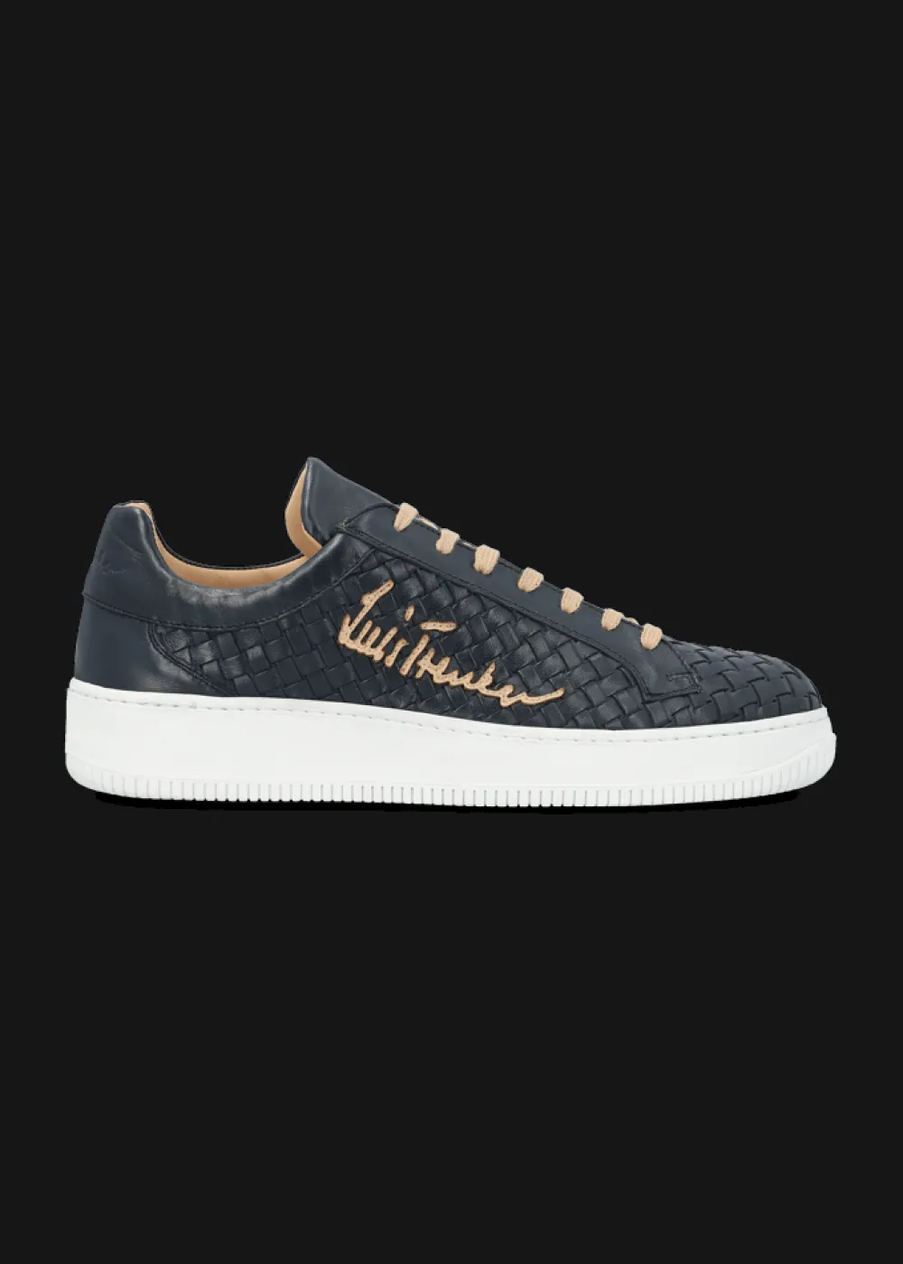 Herren Luis Trenker Sneaker Aus Geflochtenem Leder Lupintros