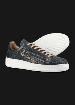 Herren Luis Trenker Sneaker Aus Geflochtenem Leder Lupintros
