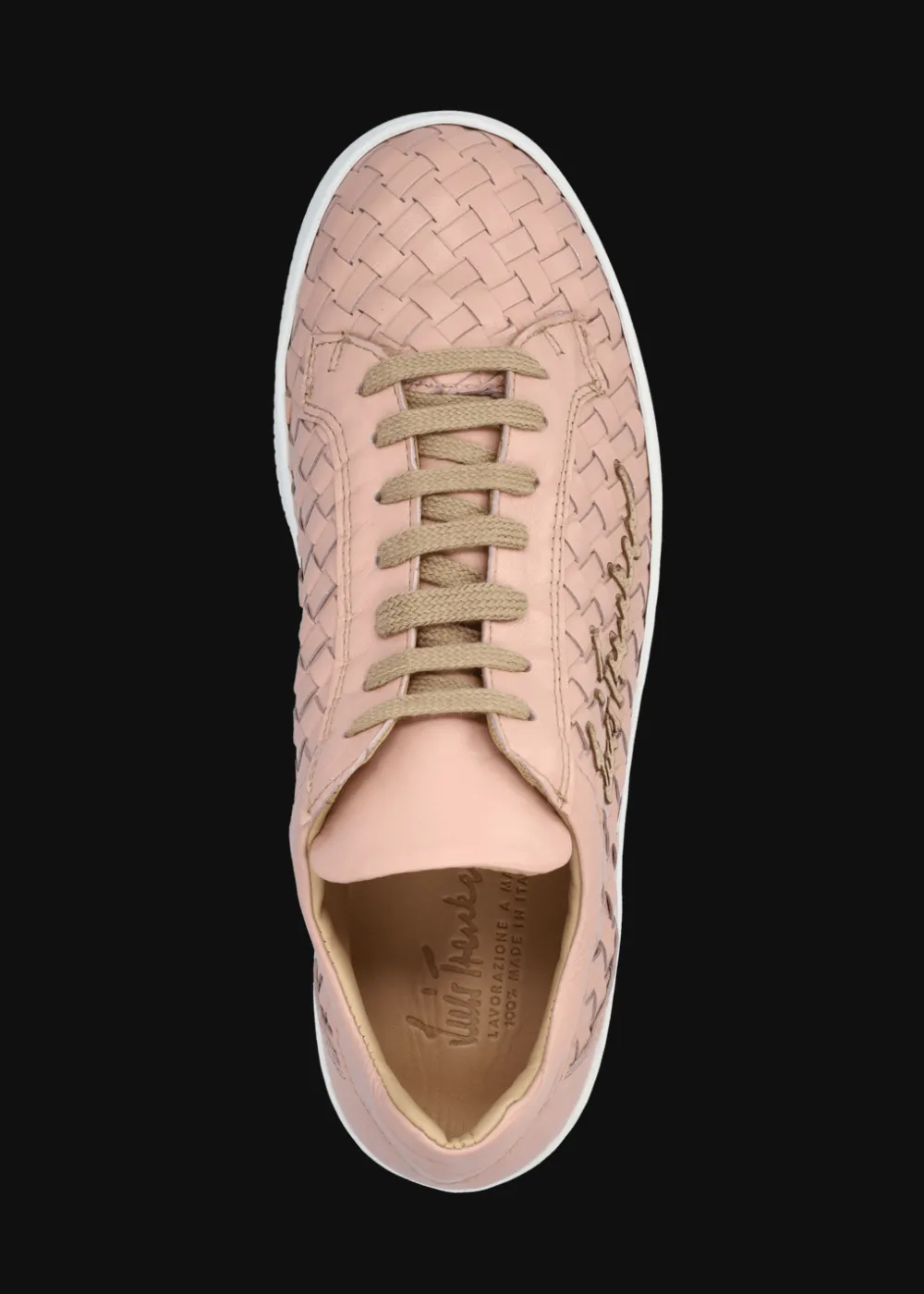 Damen Luis Trenker Sneaker Aus Geflochtenem Leder Lupintras