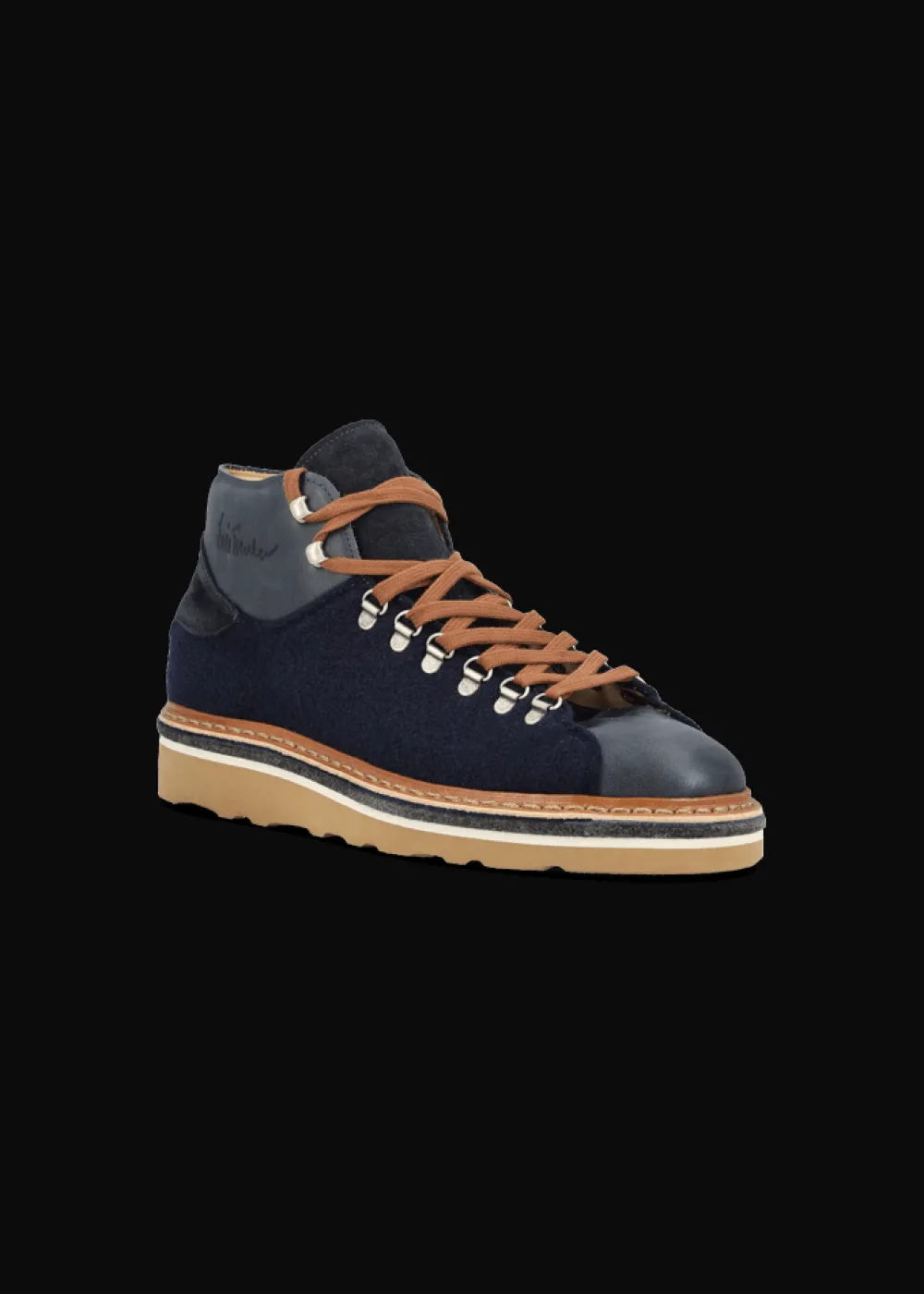 Herren Luis Trenker Sneaker Aus Leder Und Filz Lugionata