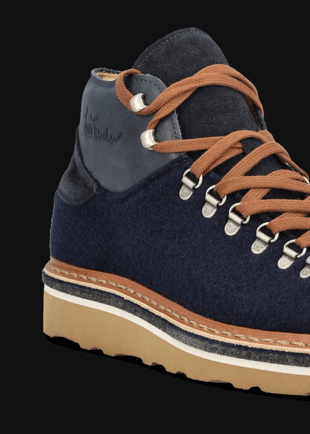 Herren Luis Trenker Sneaker Aus Leder Und Filz Lugionata