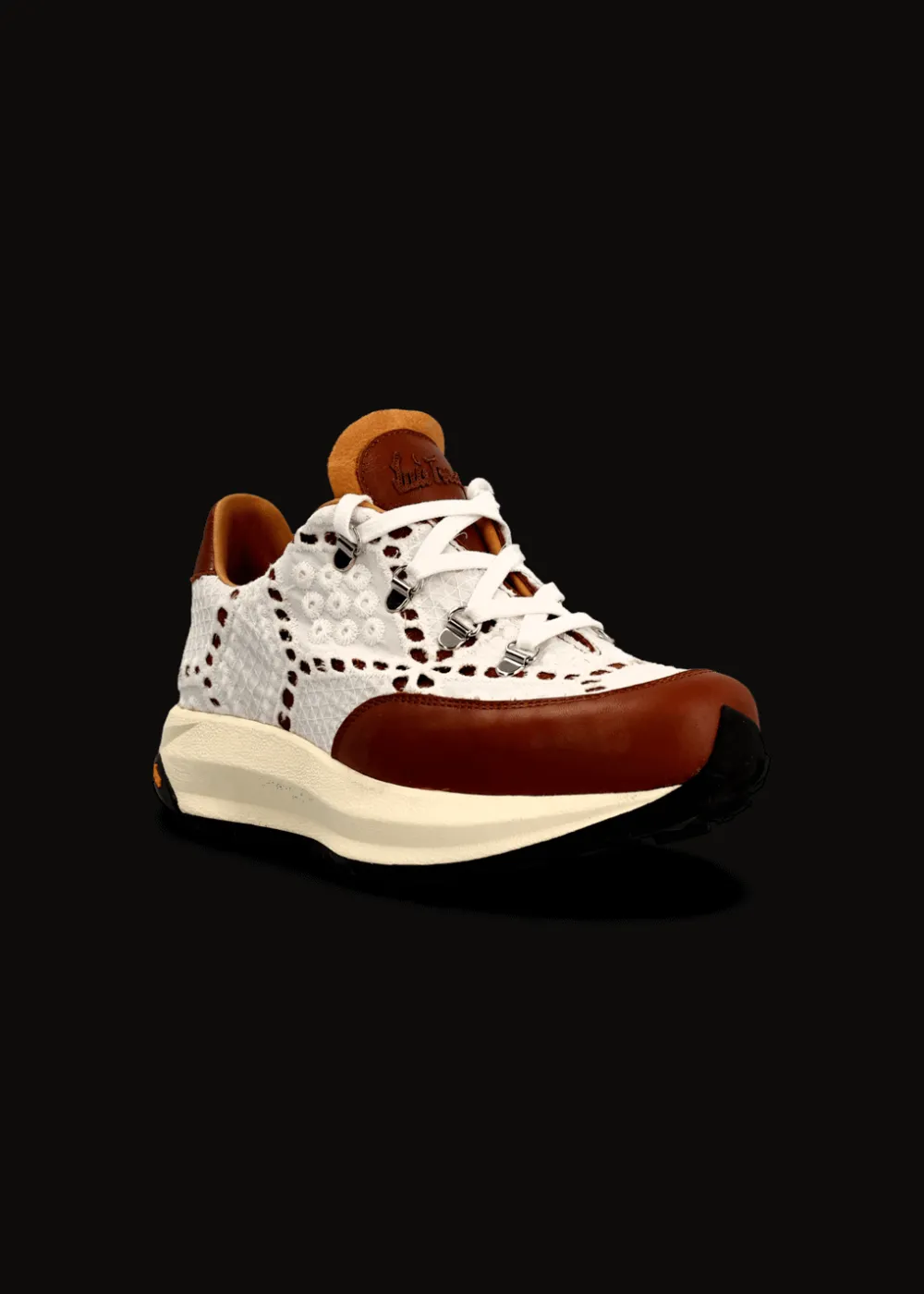 Damen Luis Trenker Sneaker Aus Leder Und Spitze Luleandra