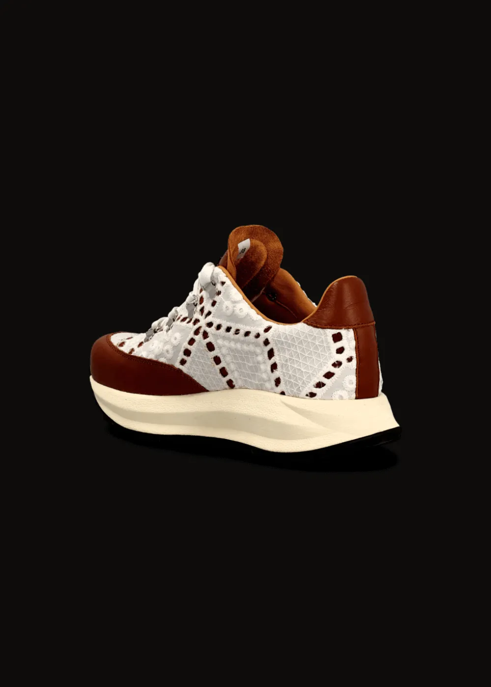 Damen Luis Trenker Sneaker Aus Leder Und Spitze Luleandra