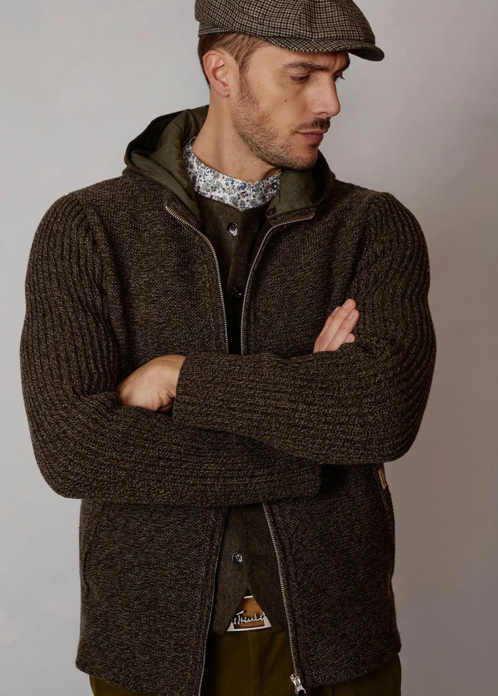 Herren Luis Trenker Strickjacke Aus Merino-Wollmix Luwallace