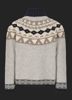 Herren Luis Trenker Strickjacke Mit Norwegermuster Luwall