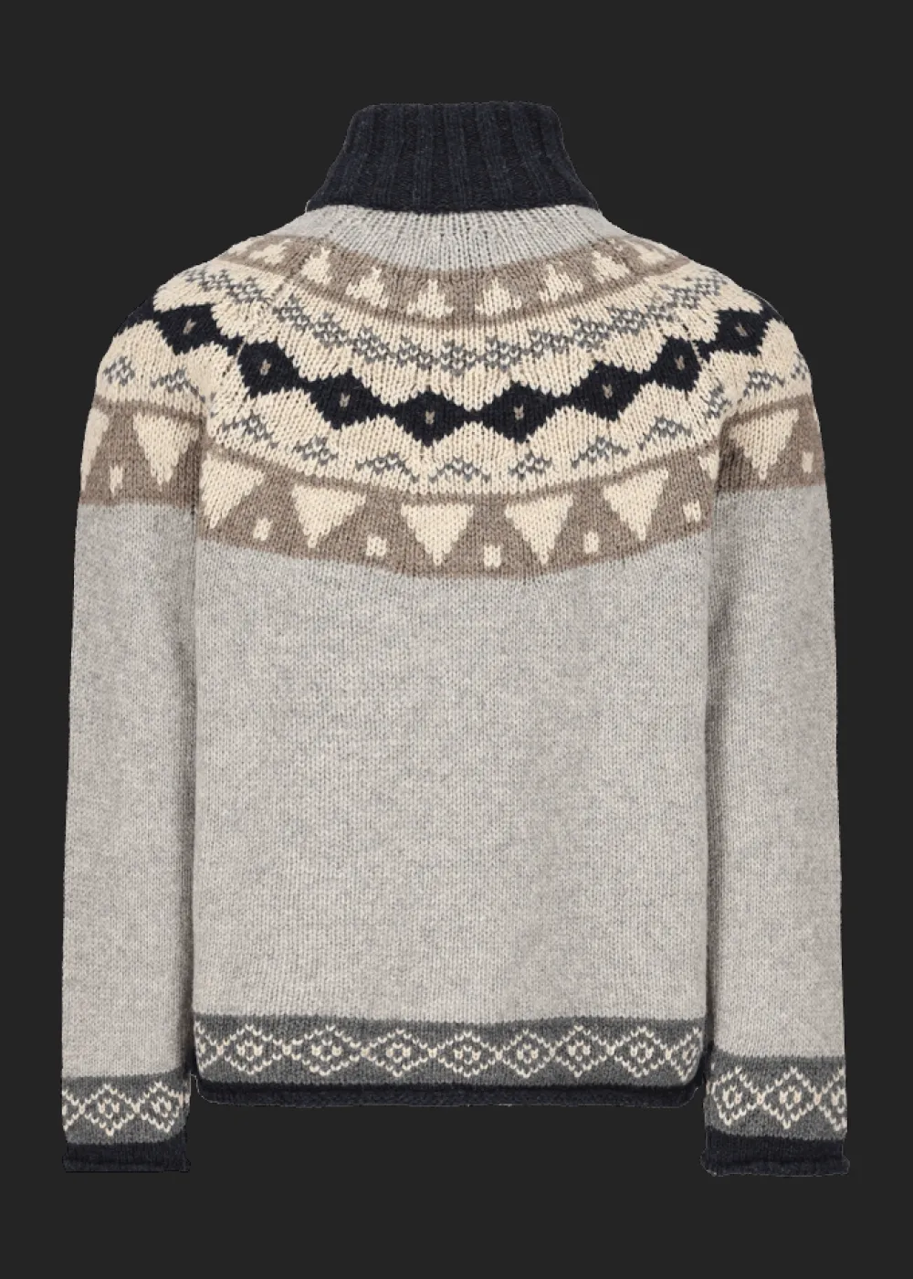 Herren Luis Trenker Strickjacke Mit Norwegermuster Luwall