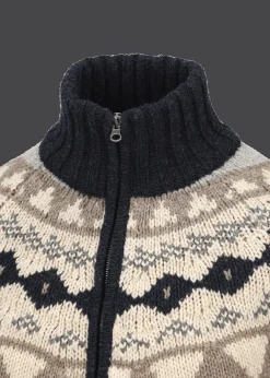 Herren Luis Trenker Strickjacke Mit Norwegermuster Luwall