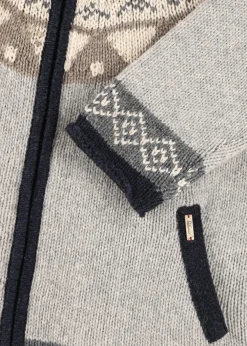 Herren Luis Trenker Strickjacke Mit Norwegermuster Luwall