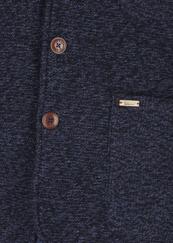 Herren Luis Trenker Strickjacke Mit Stehkragen Luwainer