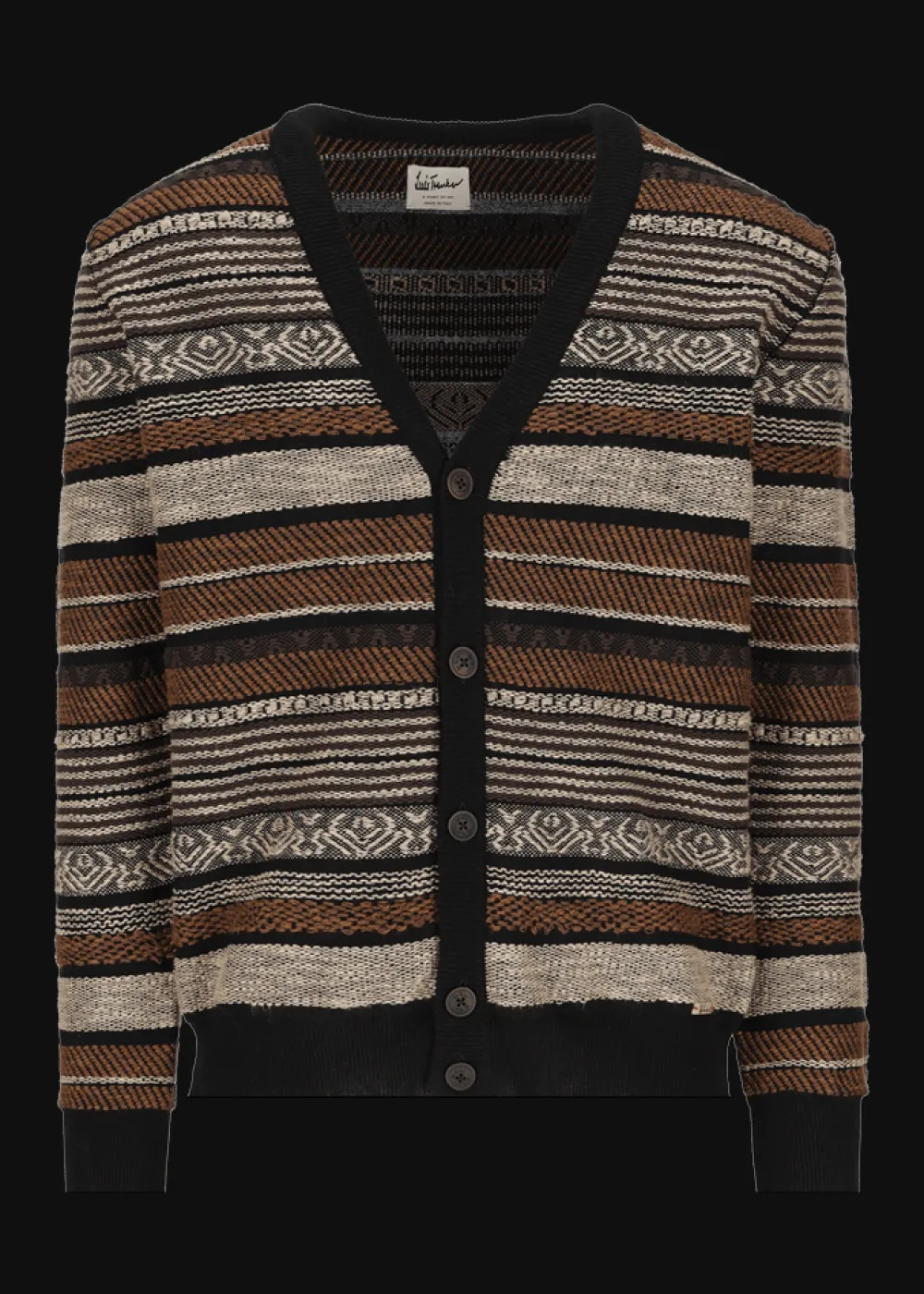 Herren Luis Trenker Strickjacke Mit Streifenmuster Luwiago