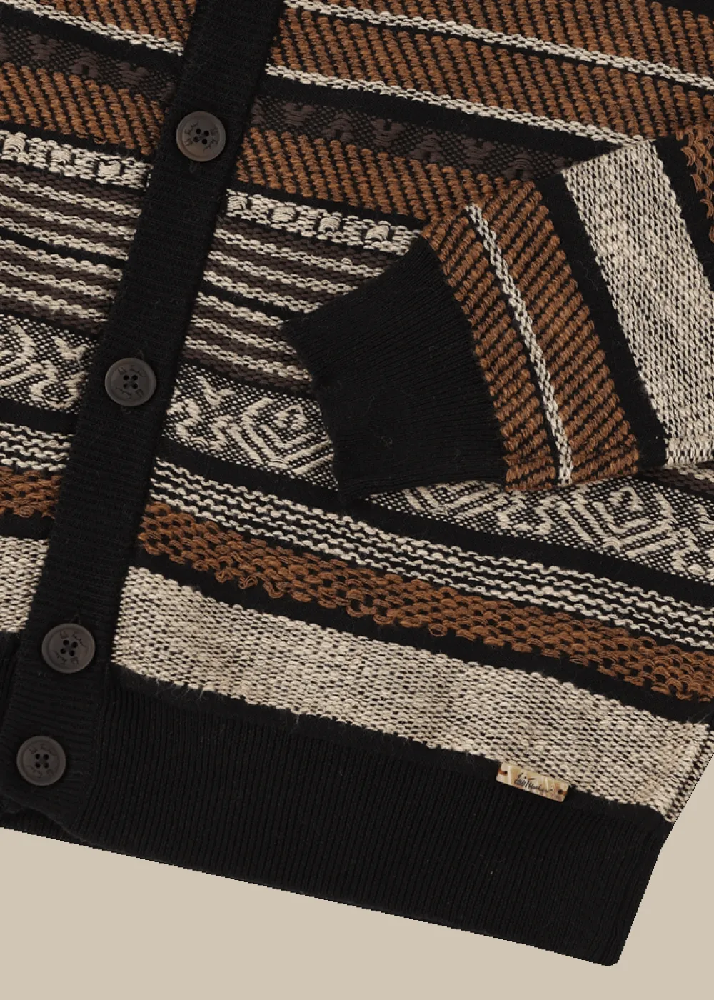 Herren Luis Trenker Strickjacke Mit Streifenmuster Luwiago