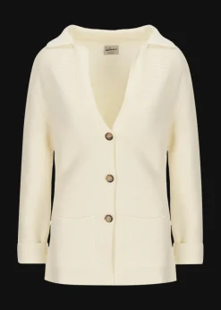 Damen Luis Trenker Strickjacke Mit Tiefem V-Ausschnitt Lualice