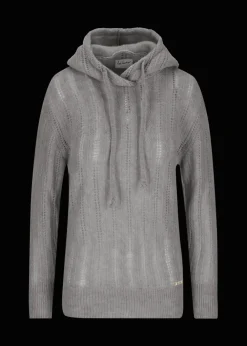Damen Luis Trenker Strickpullover Mit Kapuze Luwaltraud