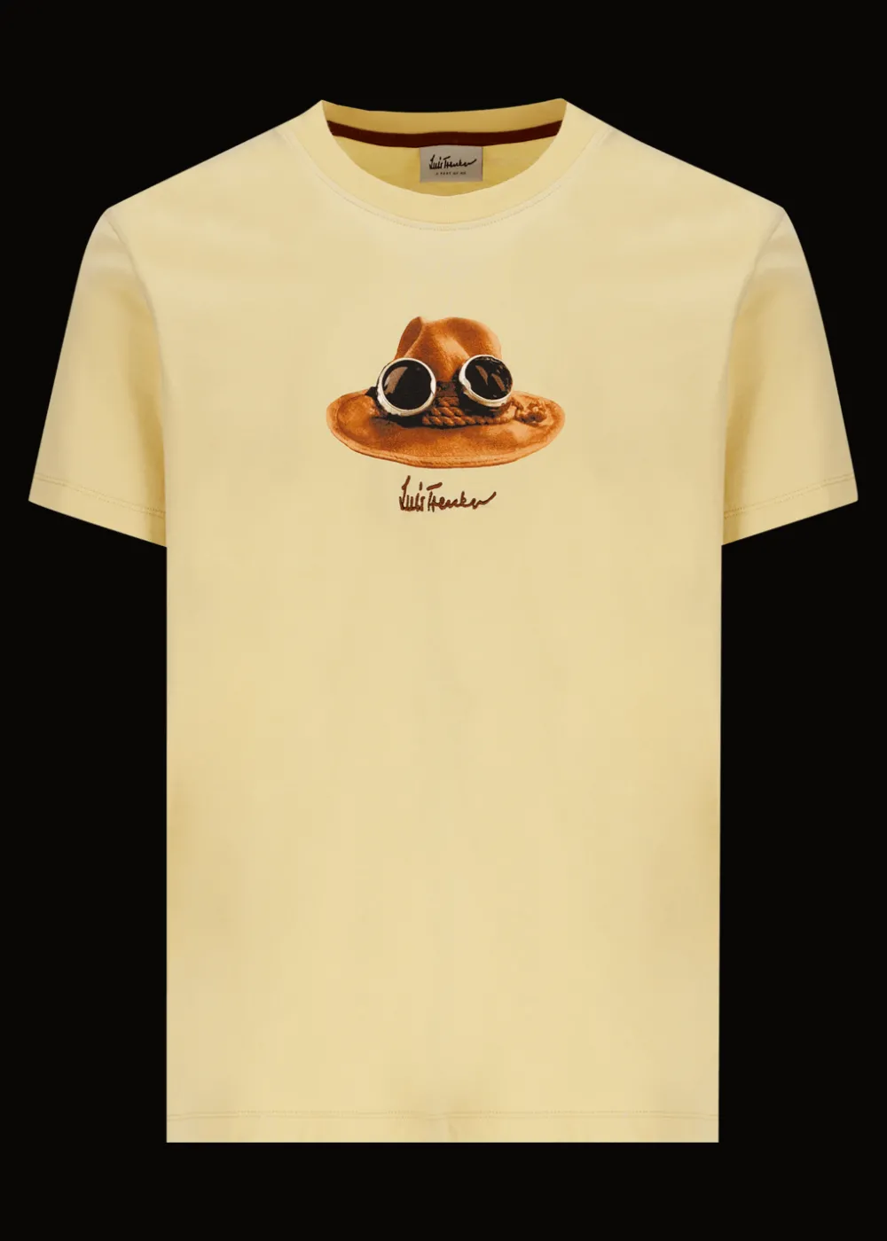 Herren Luis Trenker T-Shirt Mit Charakteristischer Grafik Der Hut