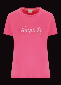 Damen Luis Trenker T-Shirt Mit Slogan Grenzenlos Verführerisch