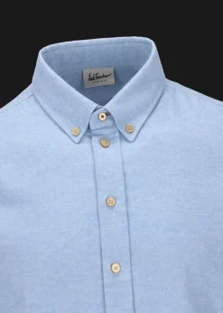 Herren Luis Trenker Twill-Hemd Mit Button-Down-Kragen Lubenzio