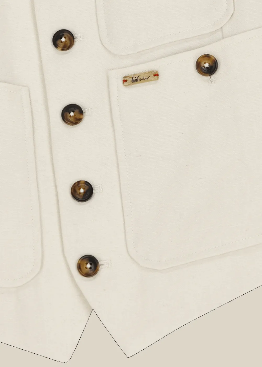 Herren Luis Trenker Twill-Weste Luseba