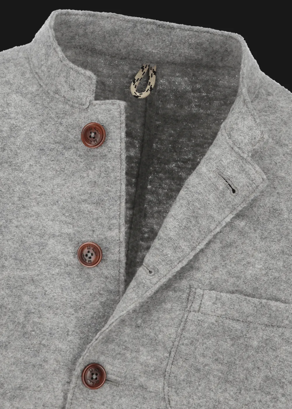 Herren Luis Trenker Walk-Blazer Mit Raw-Cut-Nähten Luigis