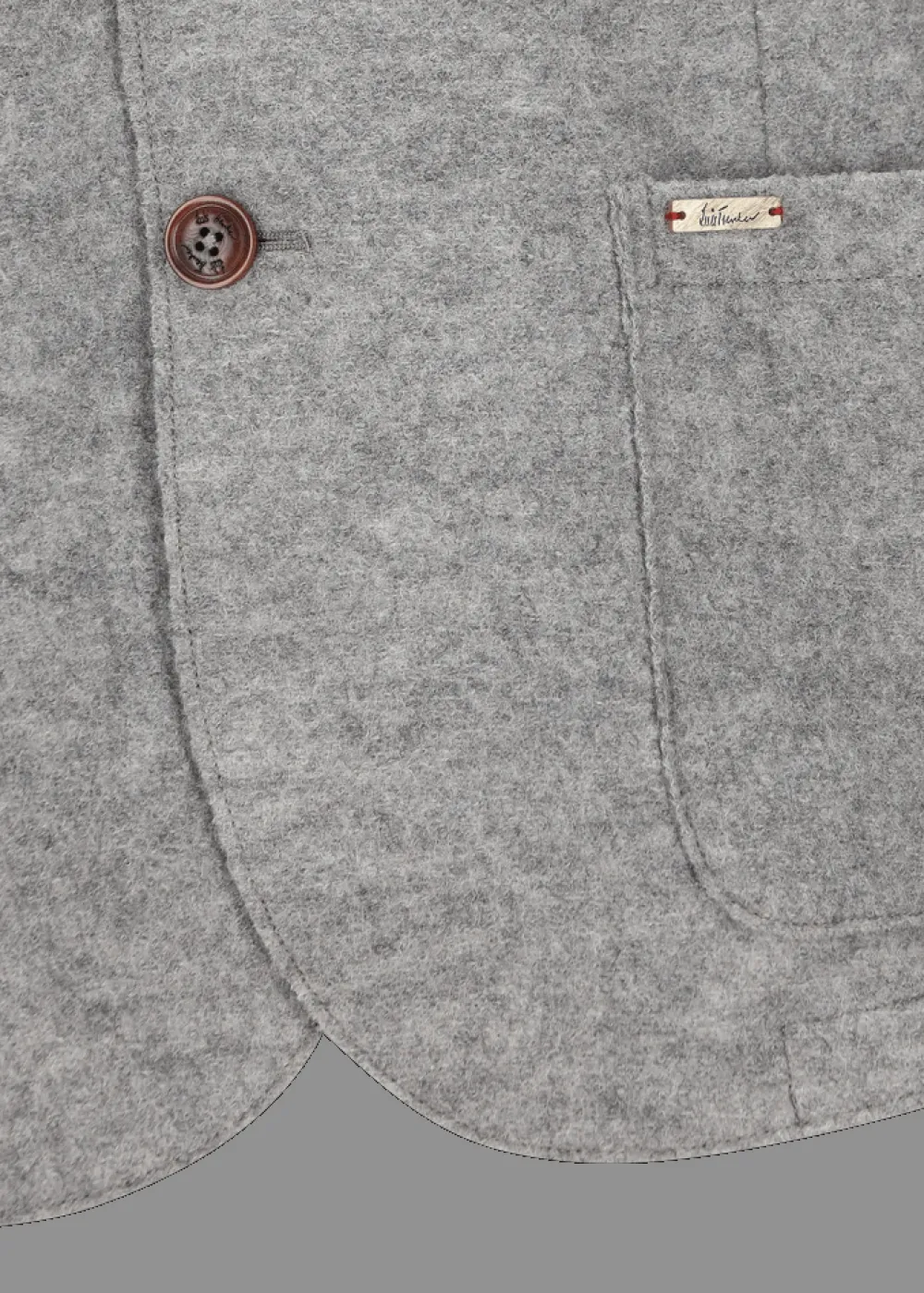 Herren Luis Trenker Walk-Blazer Mit Raw-Cut-Nähten Luigis
