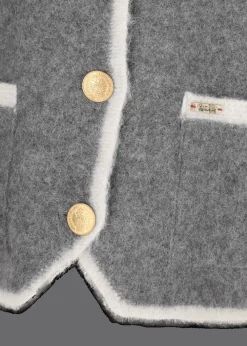 Damen Luis Trenker Walkjacke Aus Alpaka-Wollmix Luandrea